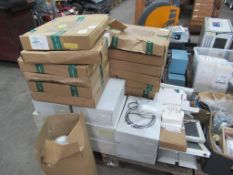Pallet of boxed motherboards & IT equipment