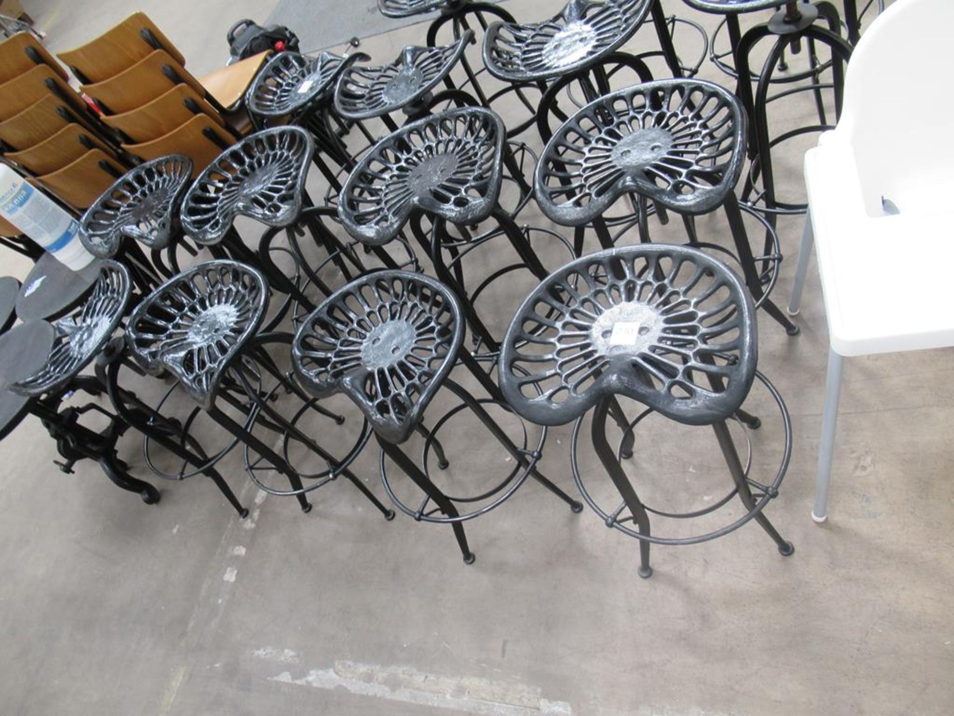 8 x Tractor Seat Stools