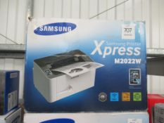 Samsung Xpress M2022W printer with toner cartridge