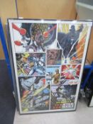 Qty of posters in and out of frames