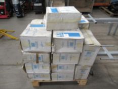 Pallet of Lotus 'handy wiper roll dispensers'