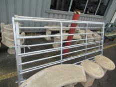 2 x aluminium gates