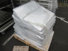 Pallet of bakers trays