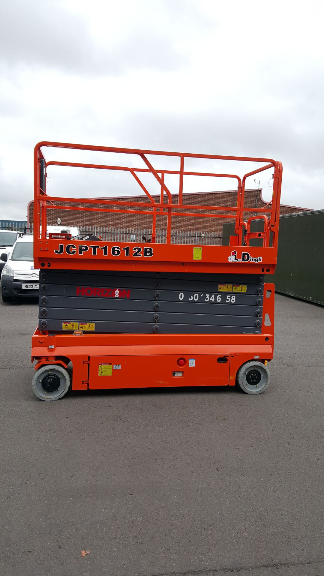 A 2019 Dingli JCPT 1612B 24V electric scissor lift - Image 6 of 6