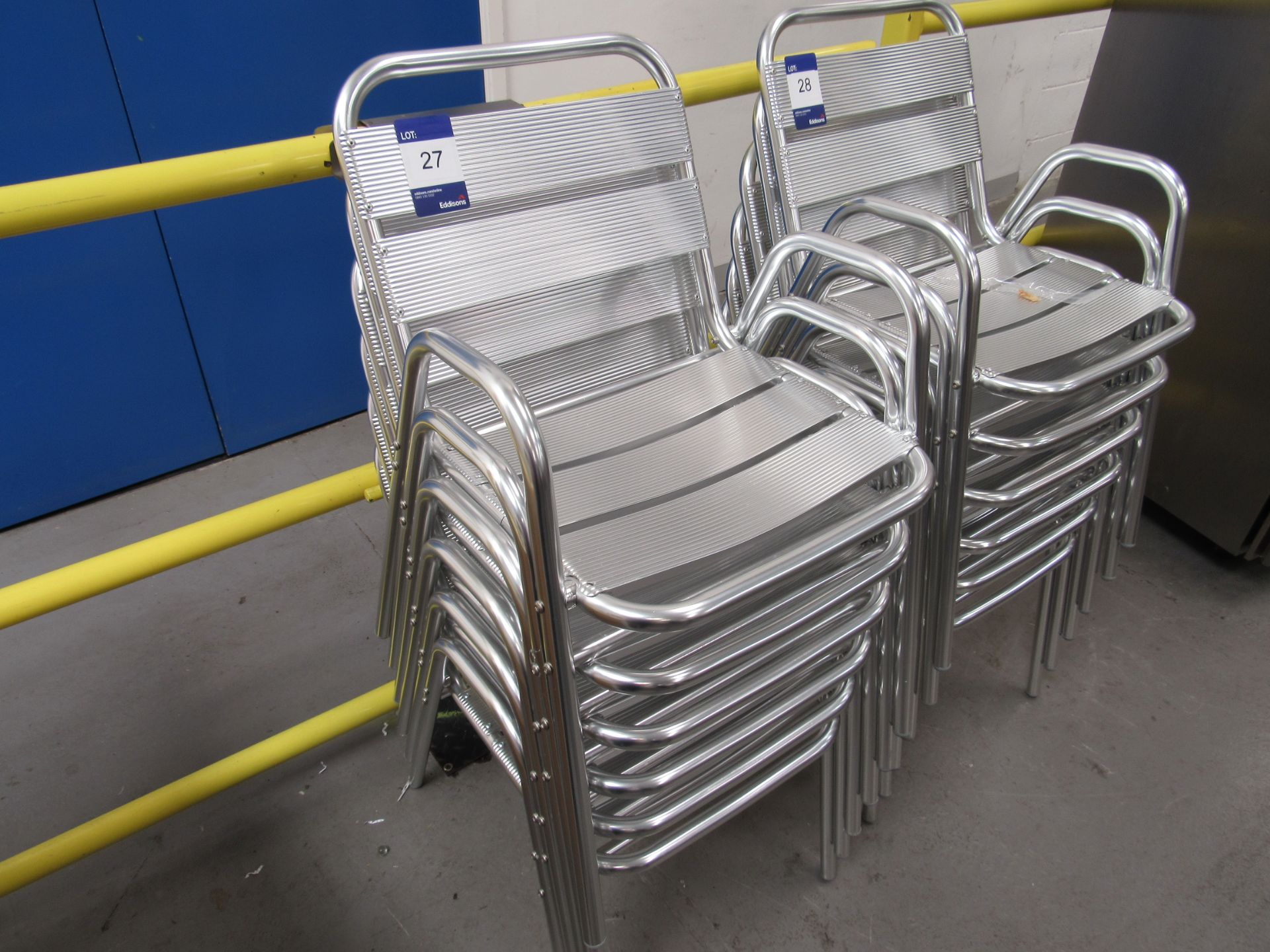 6 x Aluminium Chairs