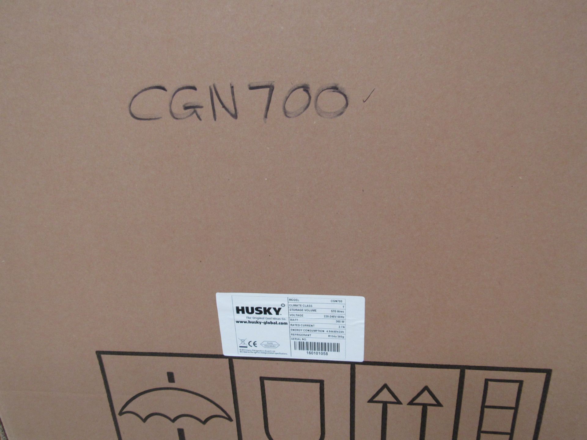 Husky Stainless Steel 570Ltr Fridge (Model: CGN700 - Image 2 of 4