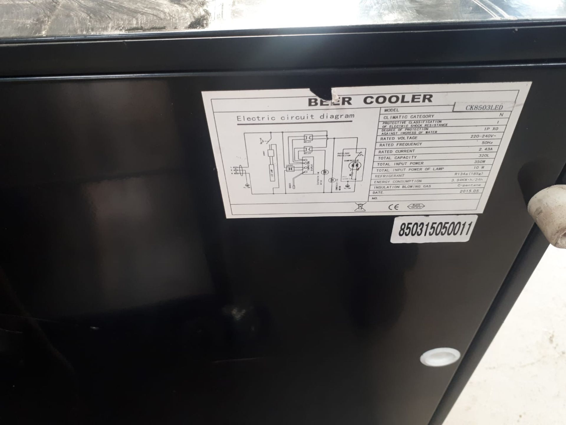 Cater Cool CK8503LED 3 Door Beer Cooler Year of ma - Image 2 of 2