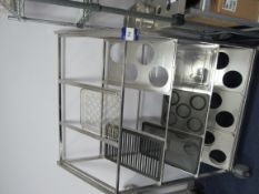 Mobile Fabricated Display Rack