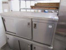 Stainless Steel 3-Door Cabinet