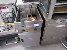 Valentine Twin Basket Deep Fat Fryer, electric