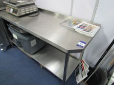 Stainless Steel 2-tier Bench