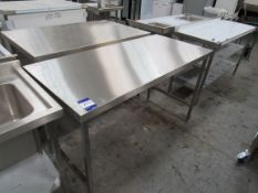 Stainless Steel Bench, 1500 x 700