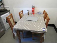 Farm House Style Table with 4 Chairs