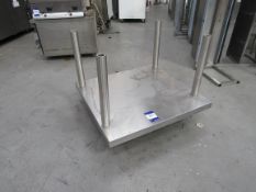 Stainless Steel 4 Column Mobile Appliance Unit