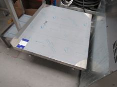 Stainless Steel Appliance Stand, 750 x 630mm