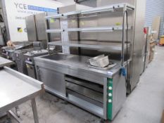 Stainless Steel Pass with Hot Cupboard