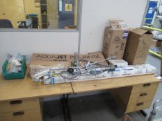 New and Used Aquajet Pre-Rinse Wash Down Systems, Water Softner System Unused and Various Other