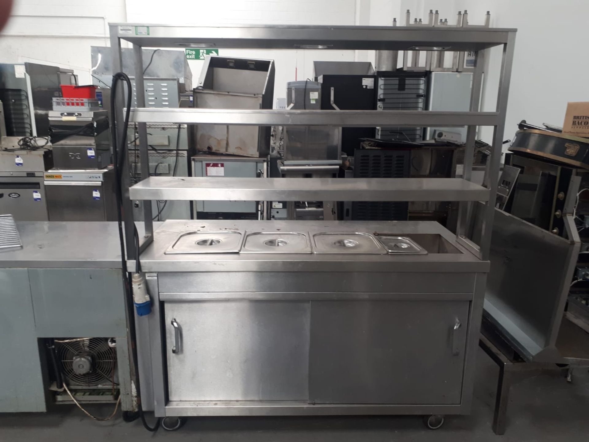 Food Line 2000 Mobile Heated Cupboard with 2 Tier - Image 2 of 3