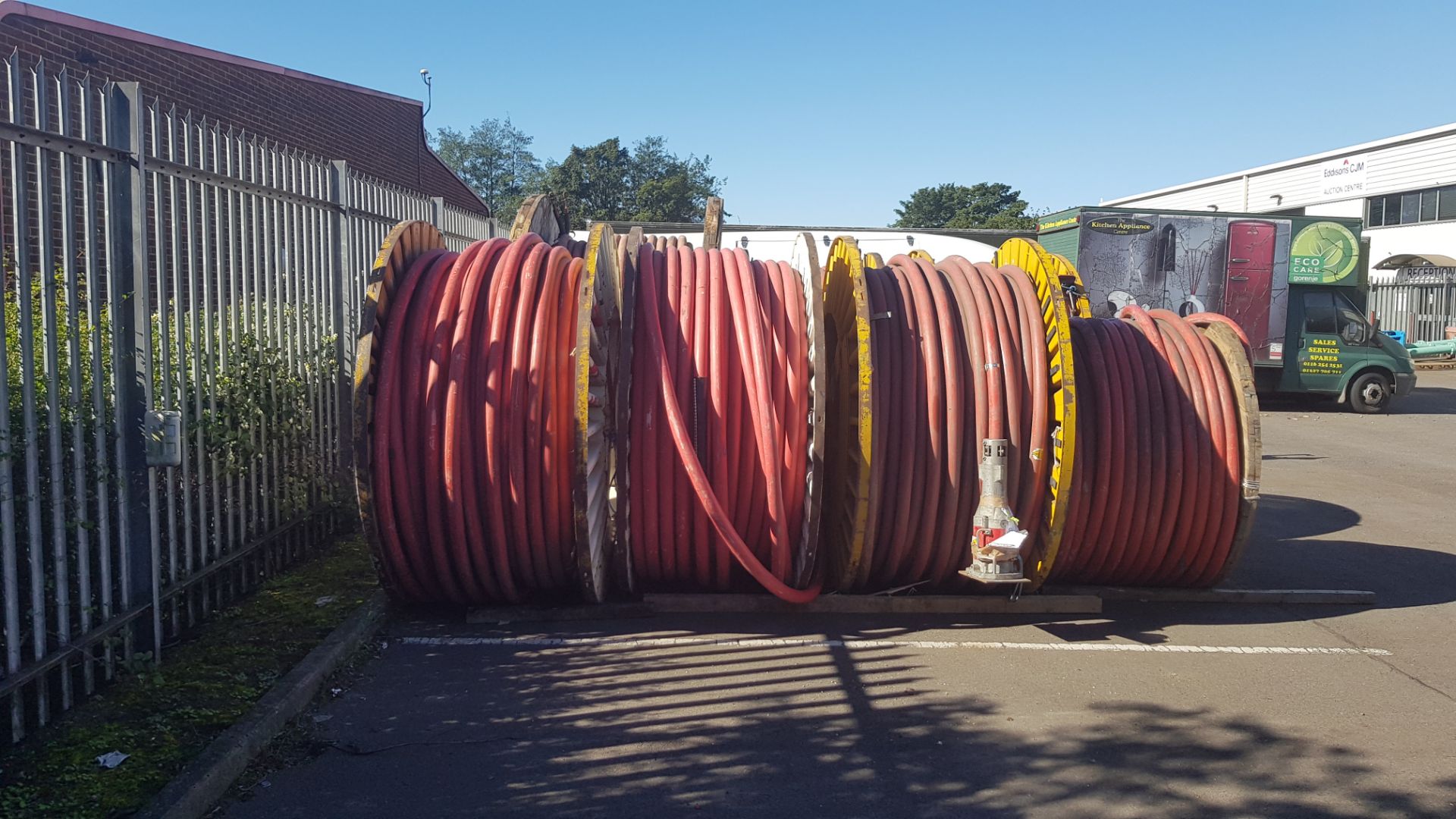 8 x Reels of Nexans High Voltage Cable Copper Core - Image 3 of 4