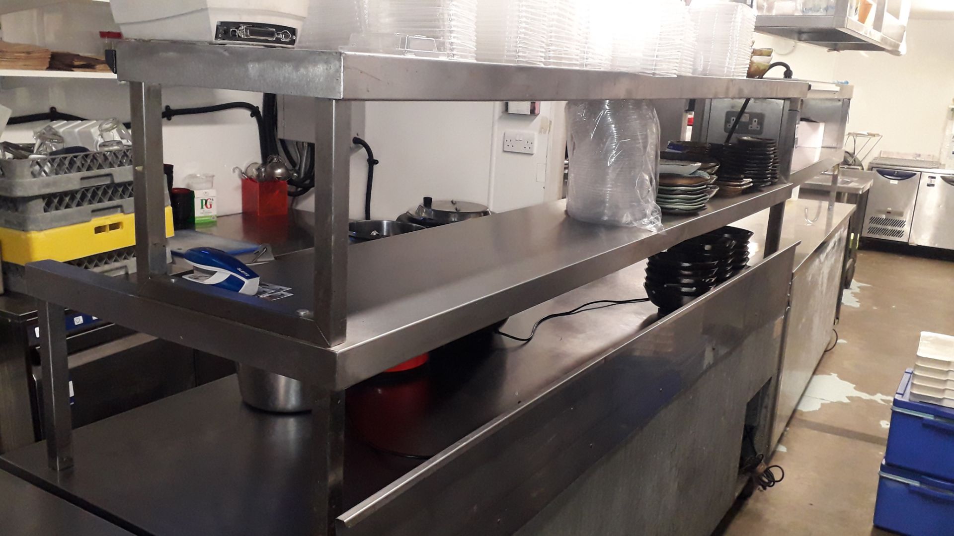 Stainless Steel Two Tier Counter Gantry – Located 85 Scoresby Street, London, SE1 0XN - Image 2 of 2