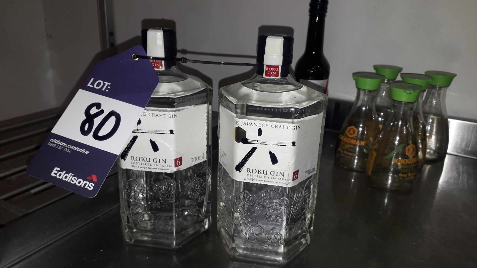 Two Bottles of Roku Gin – Located 85 Scoresby Street, London, SE1 0XN
