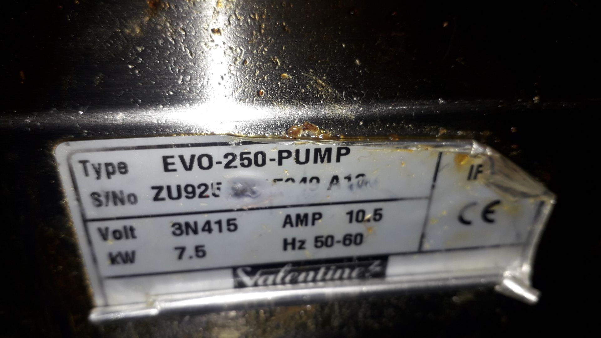 Valentine Evo 250 Pump Stainless Steel Single Well Deep Fat Fryer – Located 85 Scoresby Street, - Image 3 of 3