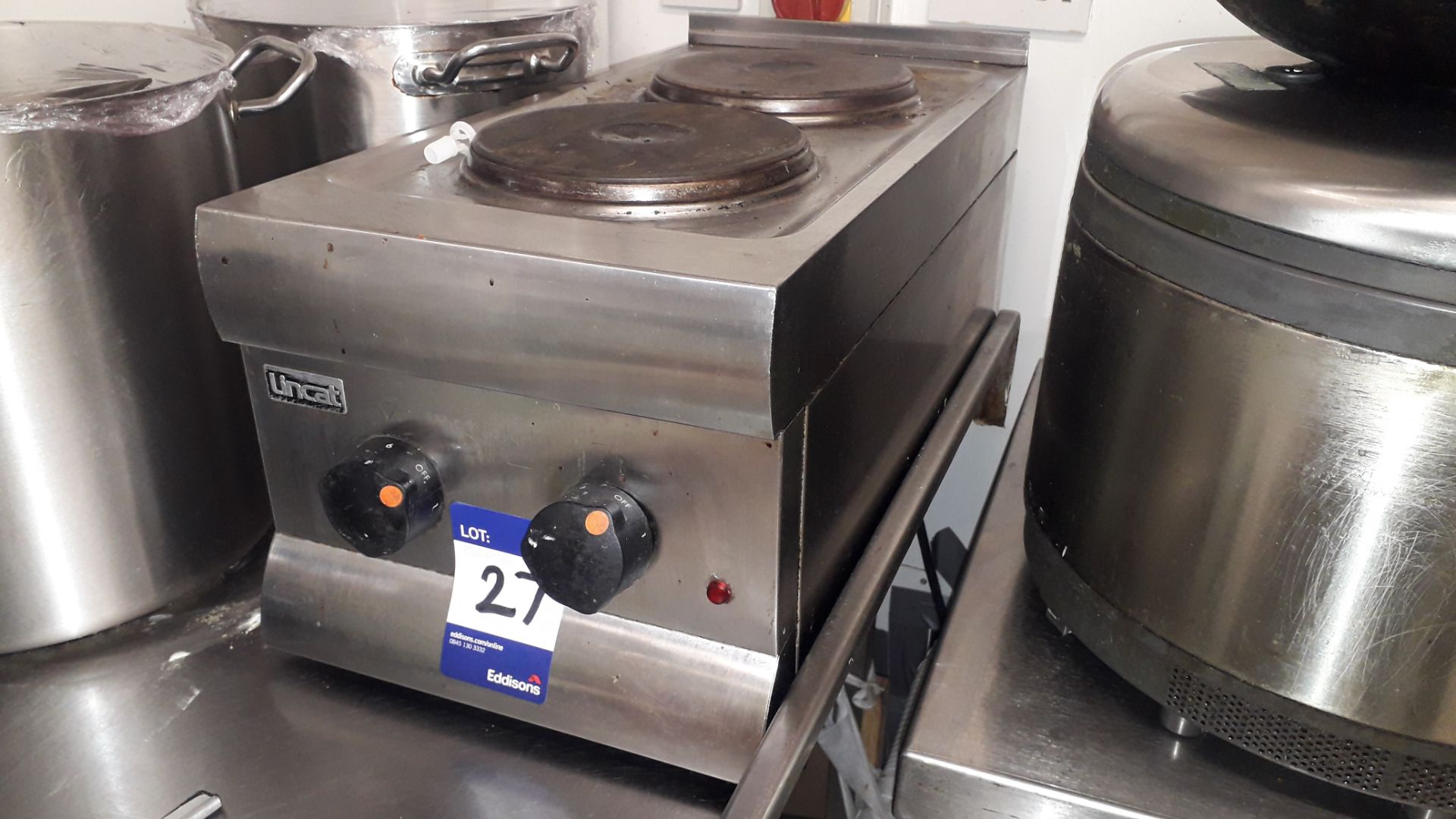 Lincat Stainless Steel Twin Burner Table Top Electric Range – Located 85 Scoresby Street, London, - Image 2 of 2