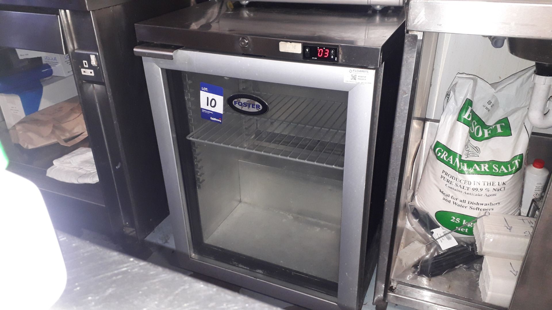 Foster HR150 Stainless Steel Counter Display Refrigerator – Located 85 Scoresby Street, London,