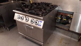 Mareno Stainless Steel Four Burner Gas Range Oven – Located Vivo, 57-58 Upper Street, London, N1