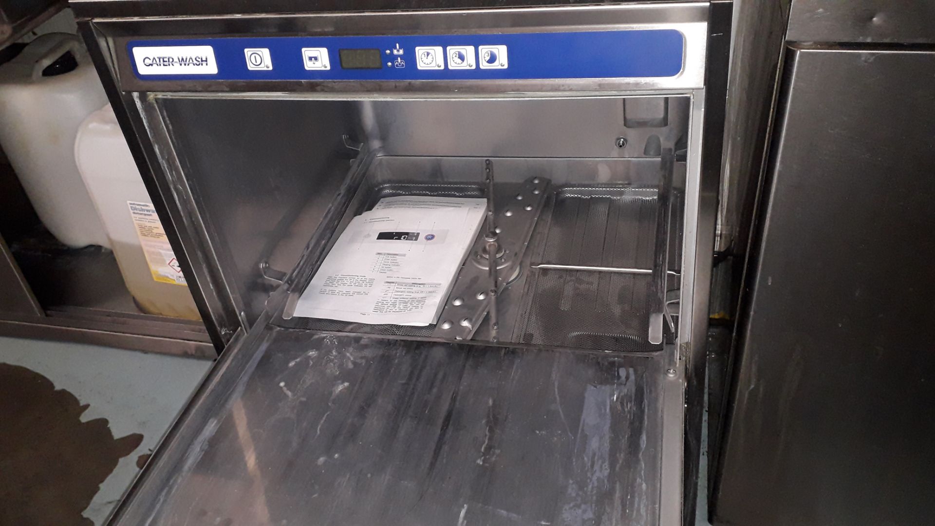 Cater-Wash Stainless Steel Basket Type Dishwasher & Filter Unit – Located 85 Scoresby Street, - Image 3 of 5