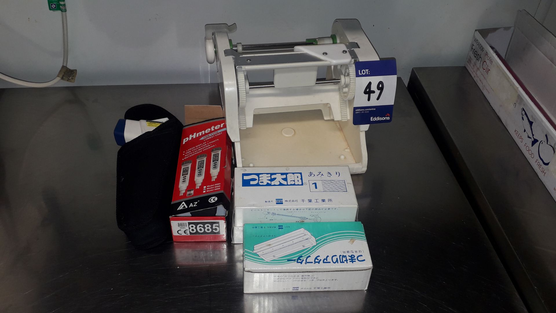 Hygiplas Infra Red Thermometer, PH Meter & Vegetable Slicer – Located 85 Scoresby Street, London,