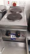 Lincat Stainless Steel Twin Burner Table Top Electric Range – Located 85 Scoresby Street, London,