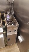 Valentine Evo 250 Pump Stainless Steel Single Well Deep Fat Fryer – Located 85 Scoresby Street,