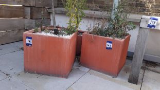 Two Large Terracotta Planters – Located Vivo, 57-5