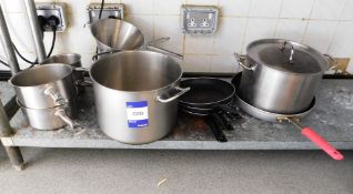 Quantity of Assorted Pots & Pans