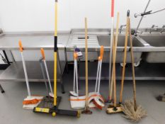 Quantity of Brooms and Dust Pans