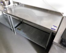 Stainless Steel 2 Tier Bench (1200x600)