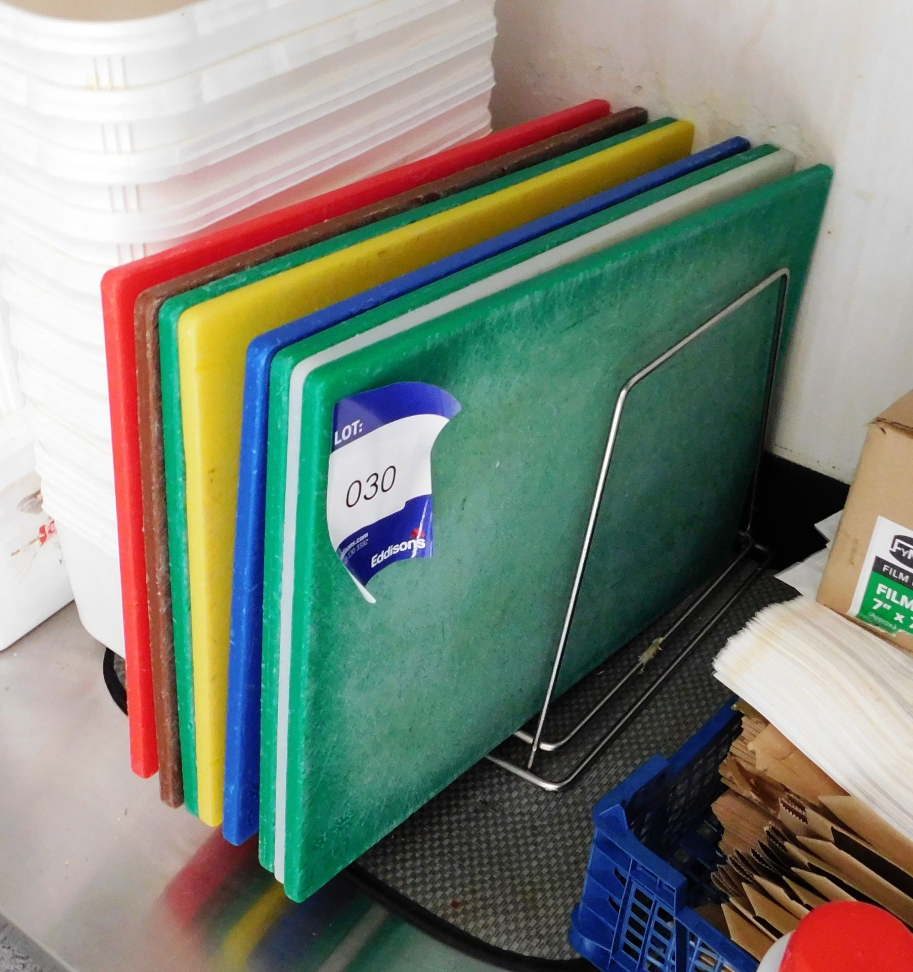 Quantity of Coloured Cutting Boards