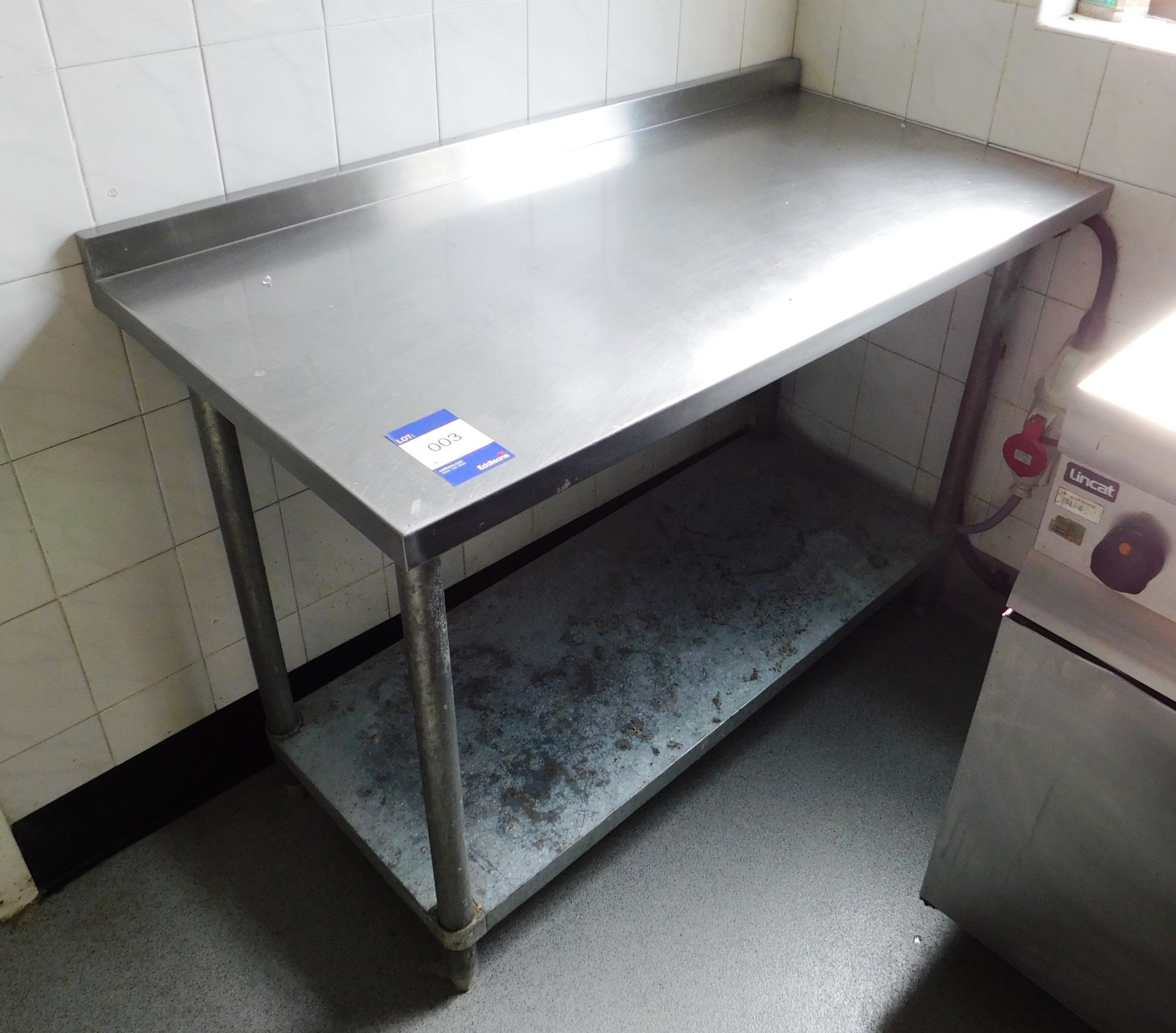 Stainless Steel Two Tier Bench (1200x600)