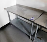 Stainless Steel 2 Tier Bench (1200x600)