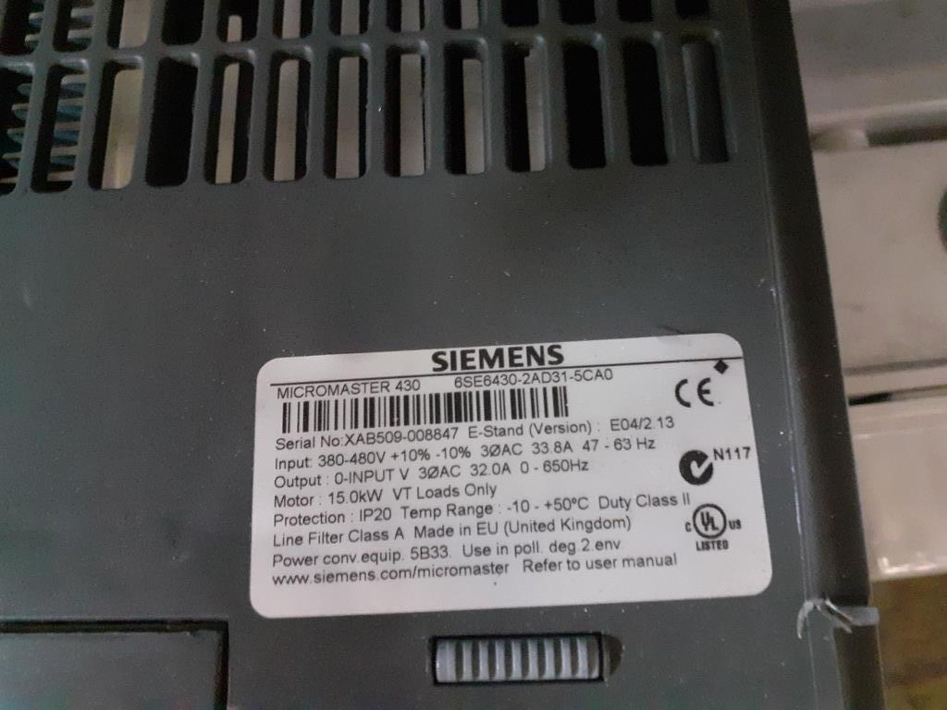 Qty of Siemens AC Inverters - Image 2 of 4