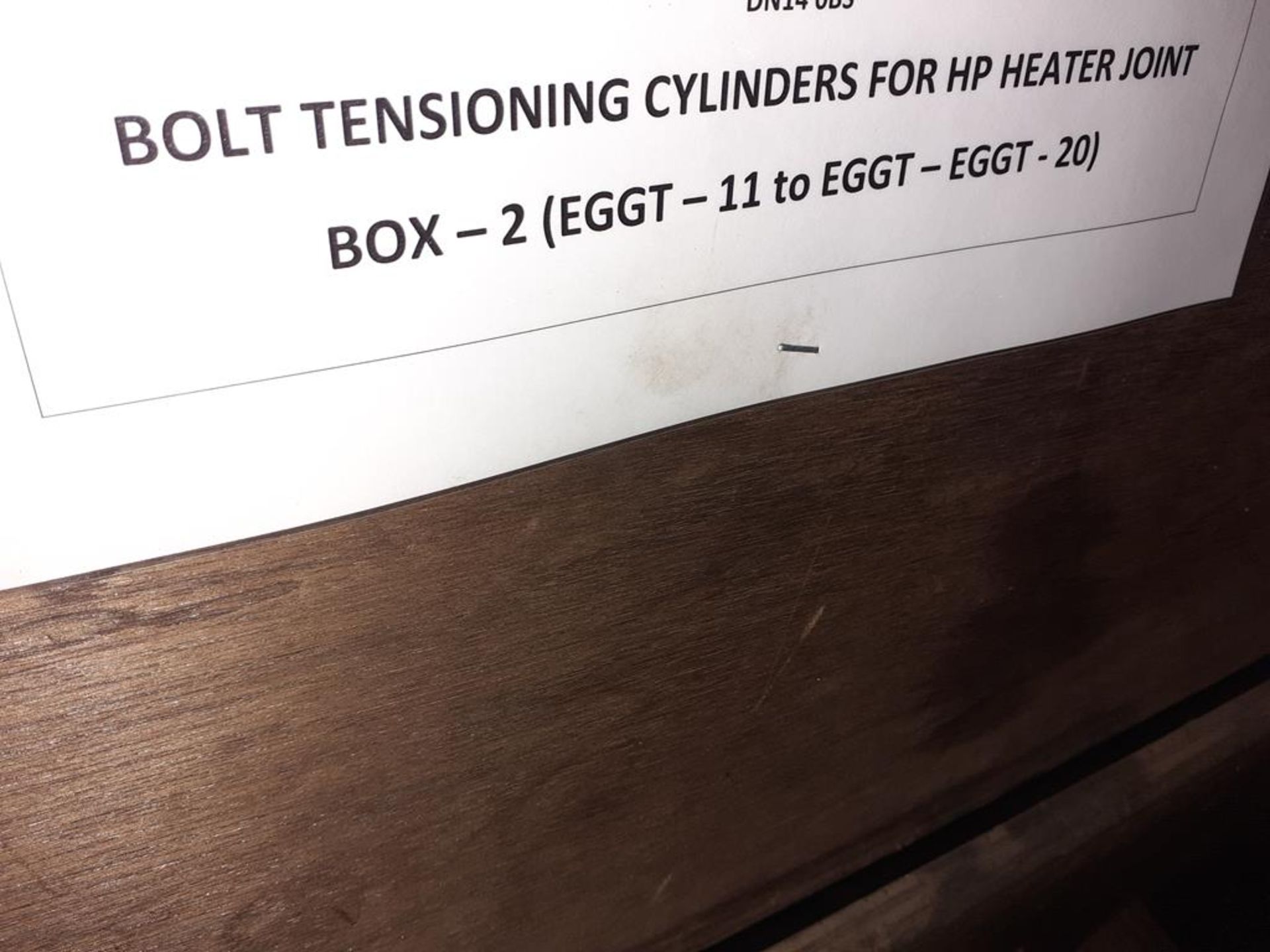 5 x Crates to Contain Qty of Various Bolt Tensioning Cylinders - Image 2 of 8