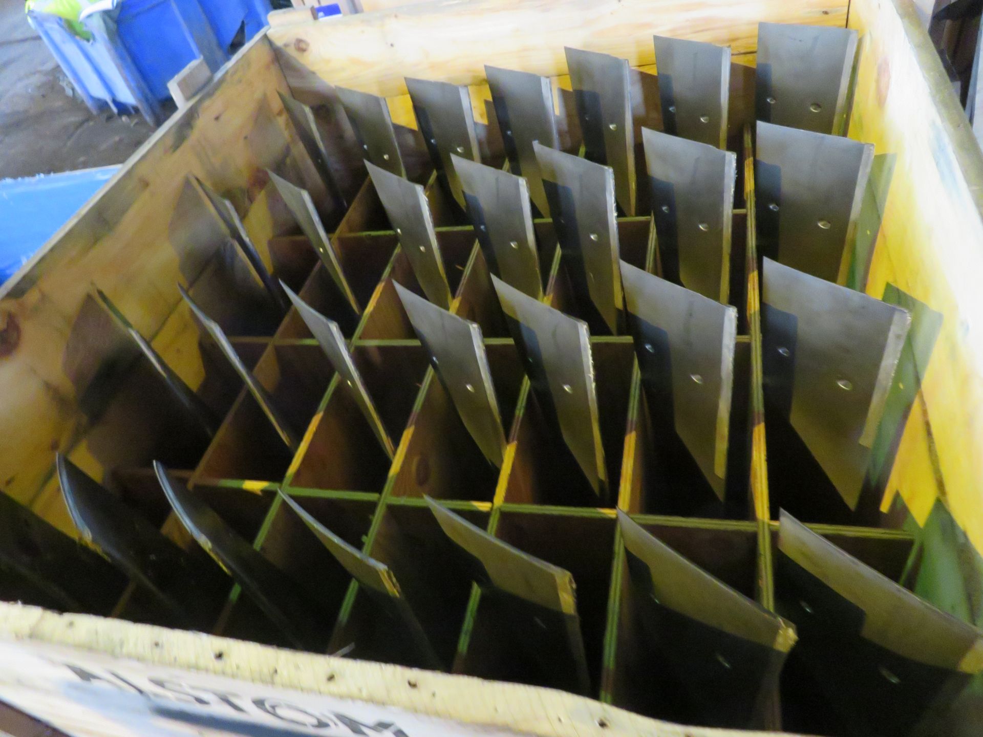 Crate to contain 28 Alstom Steam Turbine Blades