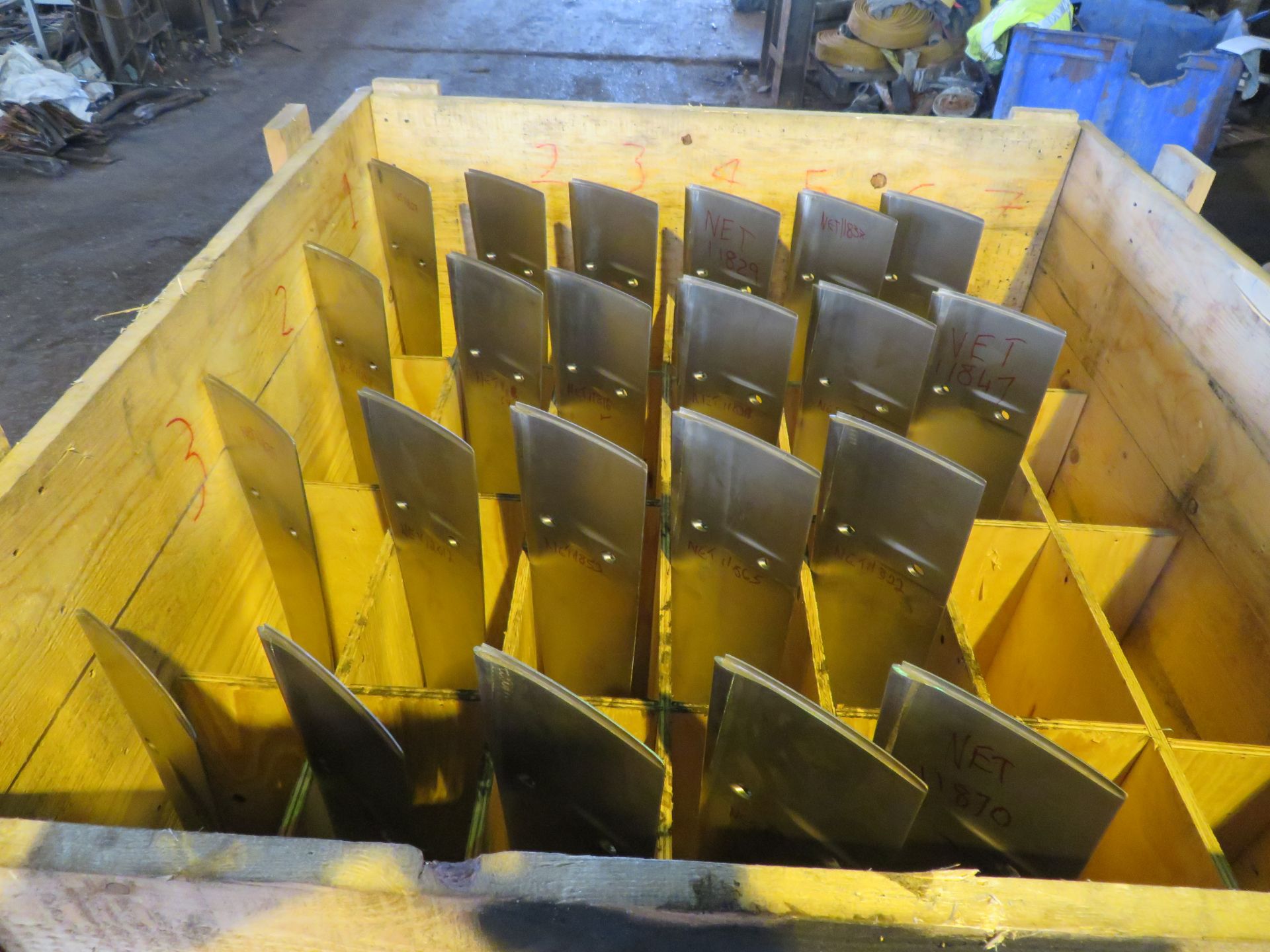 Crate to contain 22 Alstom Steam Turbine Blades