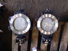 2 x Butterfly Valves