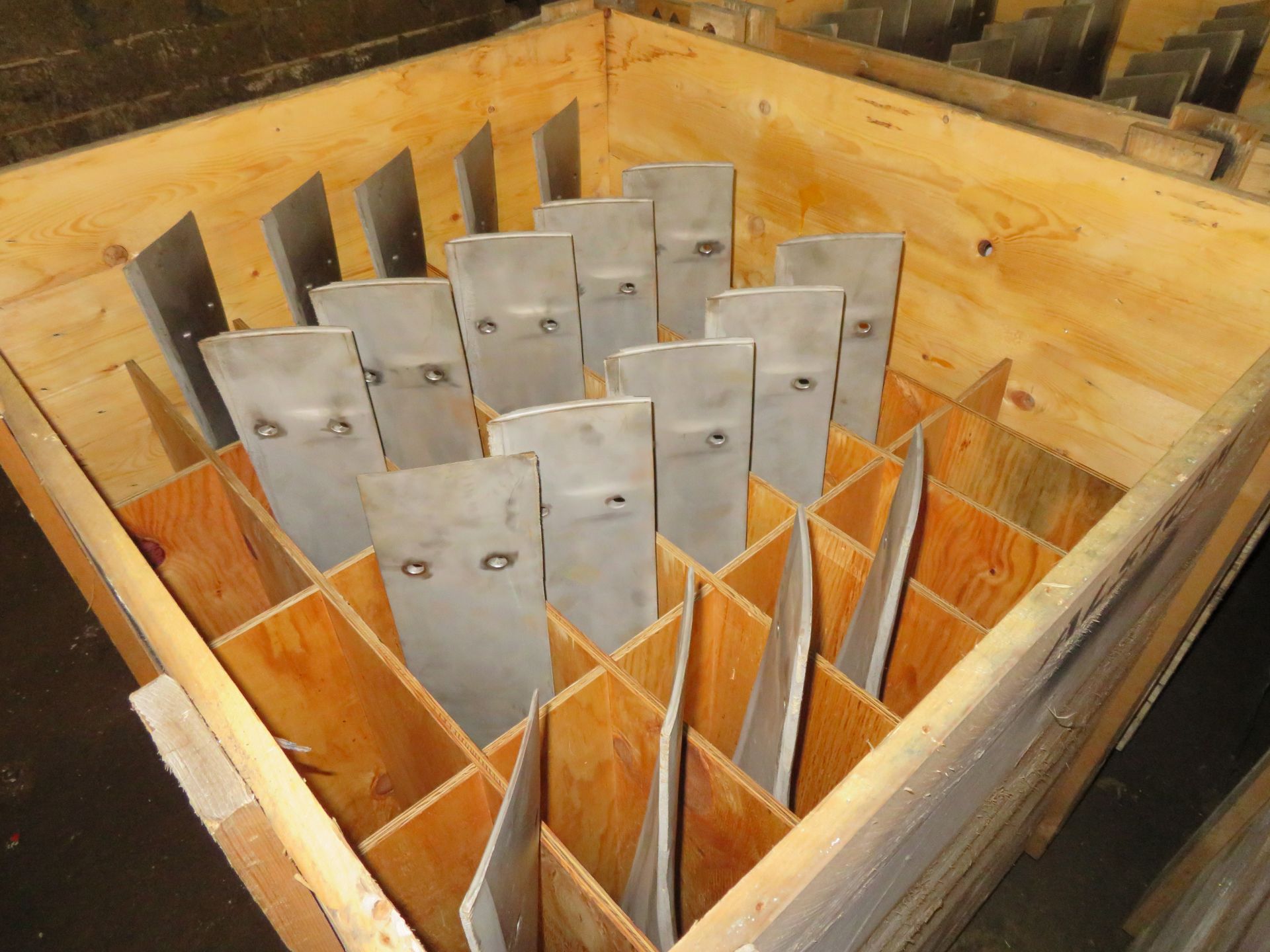 Crate to contain 20 Alstom Steam Turbine Blades