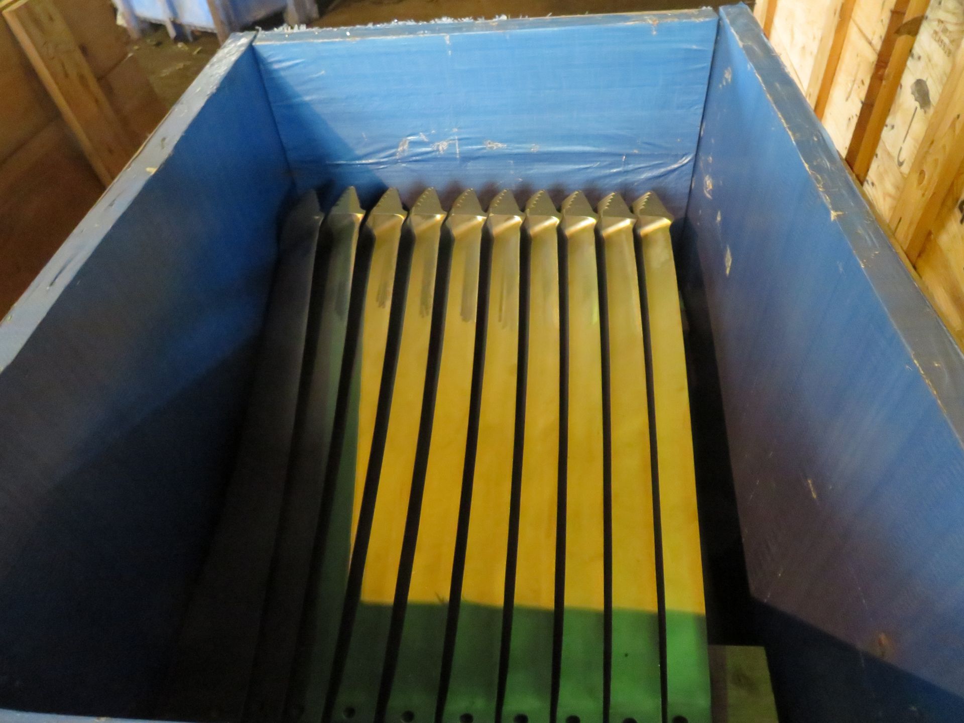 Crate to contain 38 Alstom Steam Turbine Blades