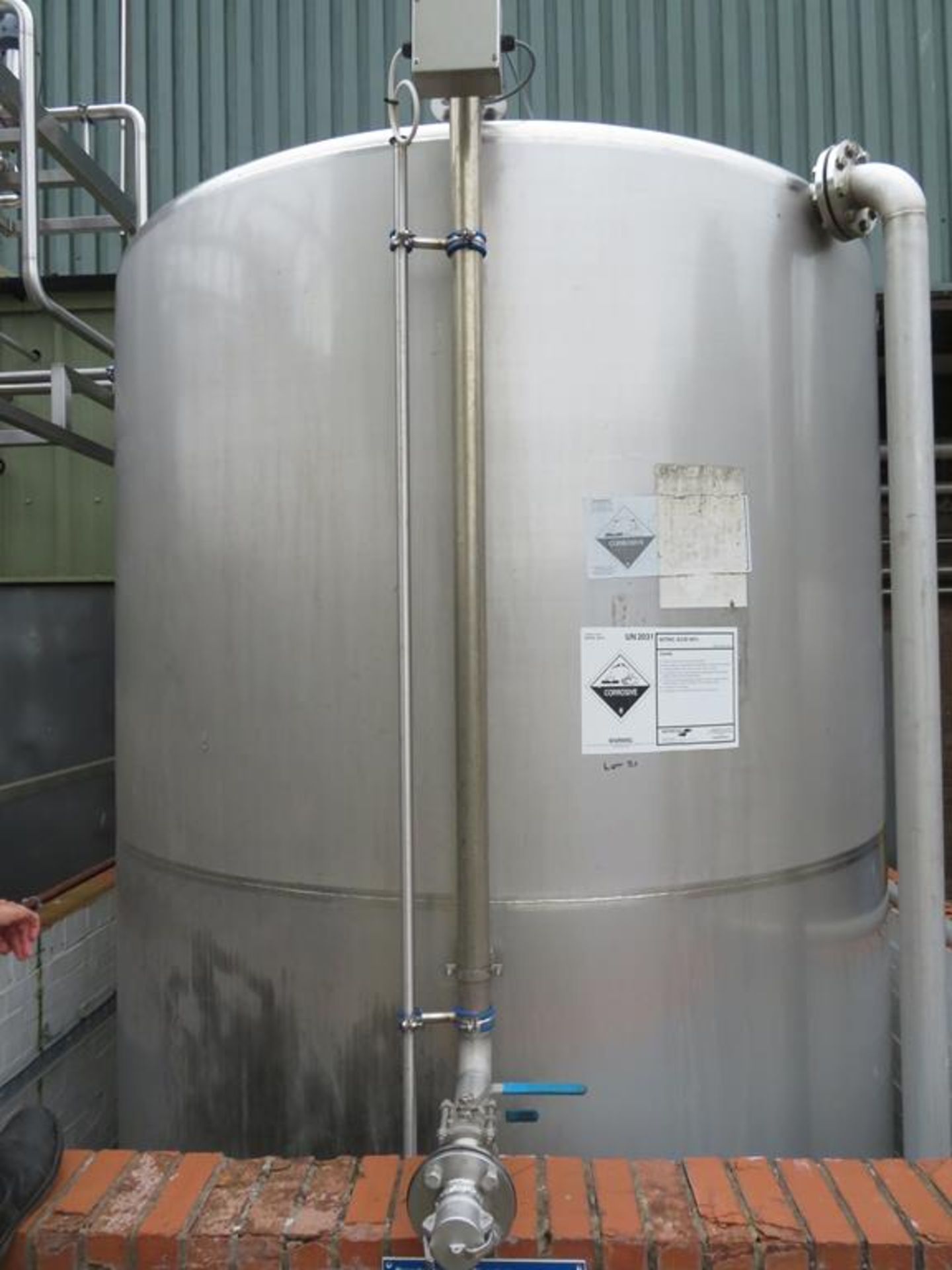 1999 Kells stainless steel 10,000 litre nitric aci