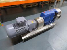 2015 Mounted Alfa laval type: SRUG/353/L5 Pump with Nord drive systems type 42-160mp/4TF Drive Gearb