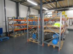 15 x bays of Redirack Racking, 20 x urrights (approx dims: 2100mm x 1100), 66 cross beams (approx 27